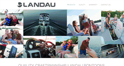 Desktop Screenshot of landauboats.com