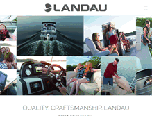Tablet Screenshot of landauboats.com